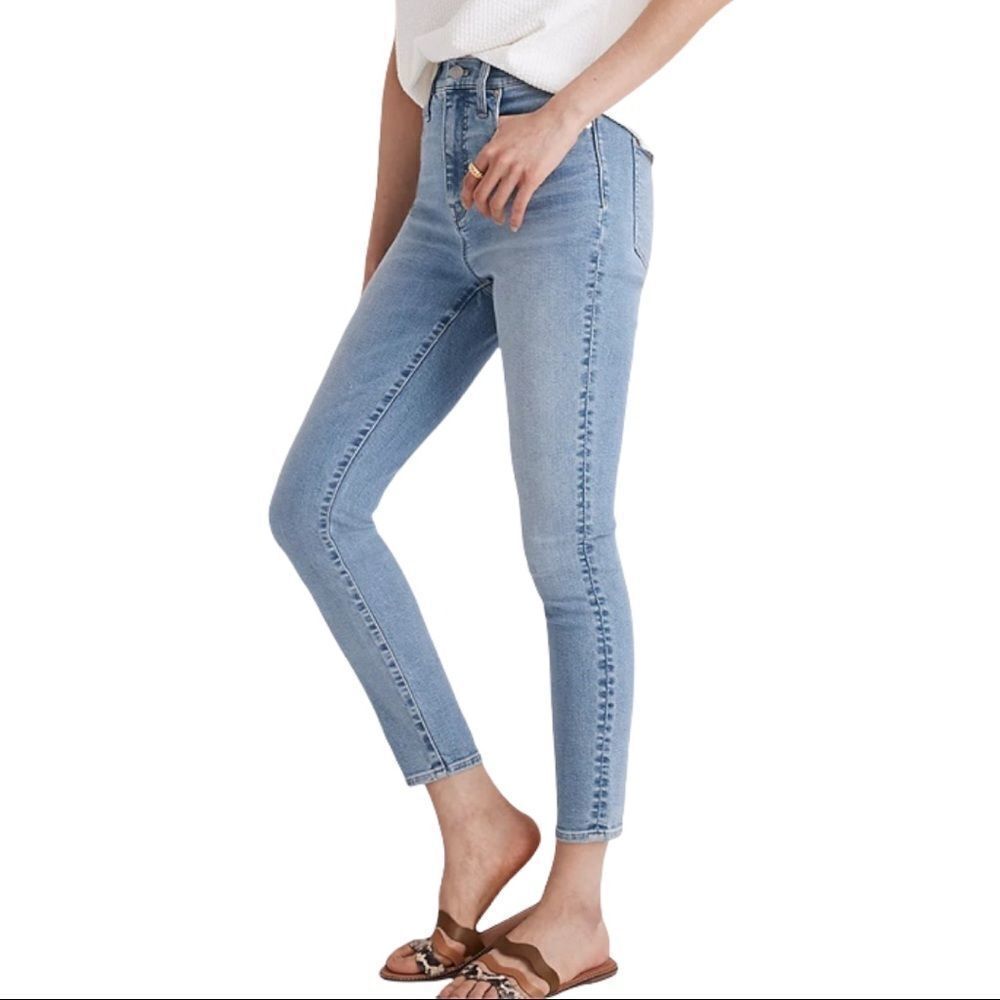 MADEWELL 11" High-Rise Skinny Crop Jeans! - Picture 9 of 10